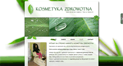 Desktop Screenshot of kosmetykazdrowotna.pl