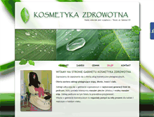 Tablet Screenshot of kosmetykazdrowotna.pl